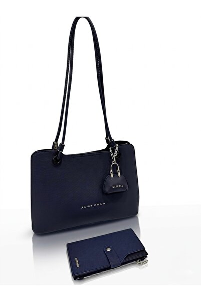 Just Polo Luxury Design Model Large Size Premium Silver Logo Handbag and Wall...