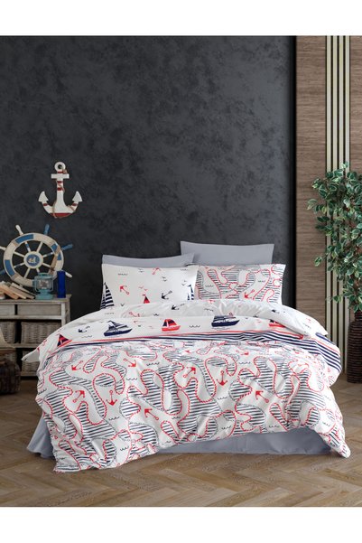 NazeninHome Ranforce 100% Cotton Single Duvet Cover Set |   Sheets