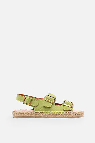 Bestyle Mary Real Suede Leather Sandals