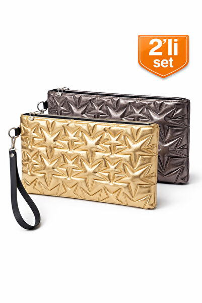 Adelina Bags Πακέτο 2 τσαντών με μοτίβο αστεριών, τσάντα χειρός με λουράκι κα...