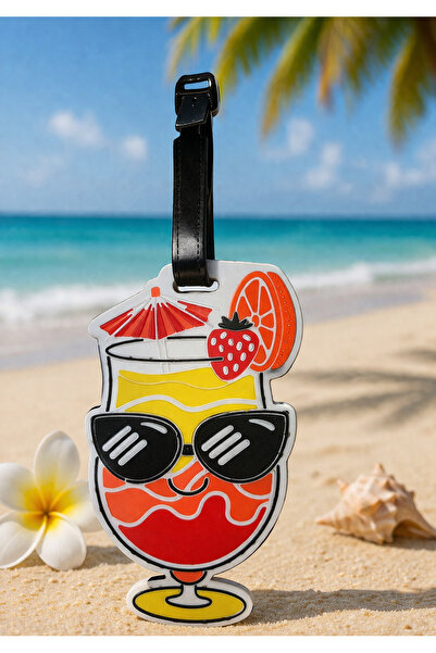 Boldy Cocktail Figured Luggage Tag -Suitcase Tag -Baggage Tag-Bag Tag-Luggage...