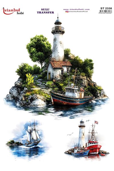 İstanbul Hobi Sulu Transfer Kağıdı 25x35cm ST-2338