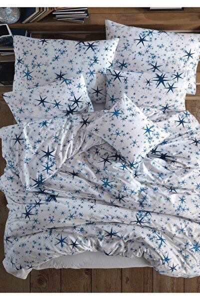 NazeninHome Комплект спално бельо Ranforce 100% памук за единично легло | С ч...