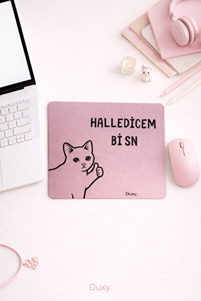 Duxy Espirili Rubber Mouse Pad, 19 cm, Αντιολισθητική βάση, Άνετο και μαλακό ...