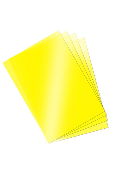 Artdesign Pvc Colored Acetate Paper 250 Micron Yellow A3 Pack of 5