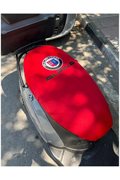 şimika tuning tuningmarketim Alpina Red Combed Cotton Motorcycle Seat Cover 1...