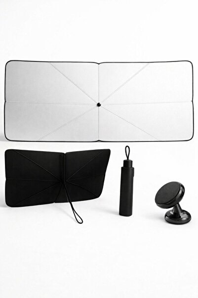 Busstier Suport magnetic pentru telefon auto și set de umbrele de soare 360 °...