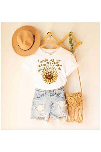 ZEMLİYA T-Shirt - Λευκό - Oversize