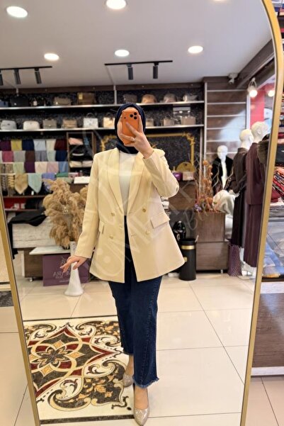 HUMEYRA Shawl Collar Jacket