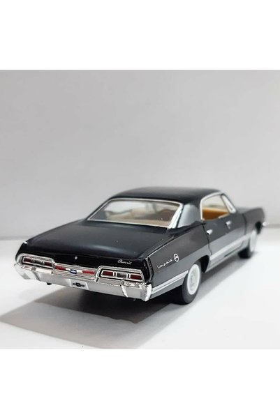 Kinsmart 1/36 Scale Brand Licenseed 1967 Chevrolet Impala 12 cm Black Color High Quality Full Metal