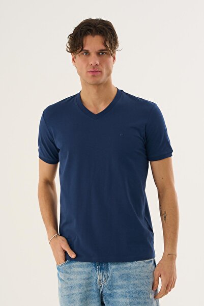 ALEXANDERGARDI Tricou Basic cu decolteu în V