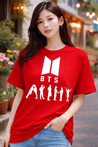 PAVRO Μπλουζάκι Oversize με στάμπα Arirang World Tour BTS