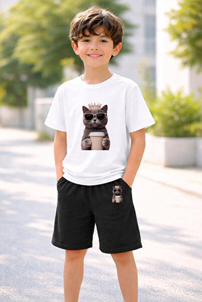 LORVEX Σετ μπλουζάκι και σορτς για αγόρια και κορίτσια, 100% βαμβάκι, καλοκαι...