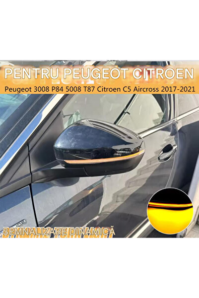 CerCip Semnalizatoare dinamice oglindă PEUGEOT, 3008, 5008, CITROEN C5 AirCross 2017-2021