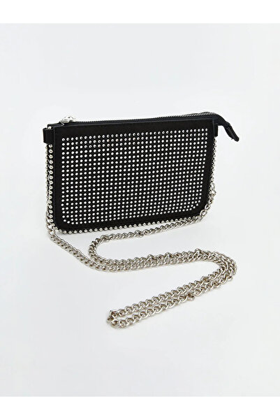 LC Waikiki LCW ACCESSORIES Γυναικεία τσάντα ώμου Black Stone