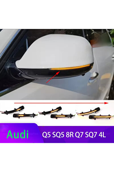 CerCip Δυναμικά φλας καθρέφτη AUDI Q5 SQ5 8R 2008-2017, Q7 SQ7 4L Facelift 20...