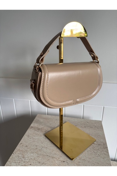 lalettobags Kadın Bej Manolya Model Premium Ayarlanabilir Askılı Çanta
