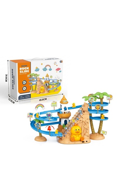 iTajir Musical Little Duck Racing and Sliding Track Game