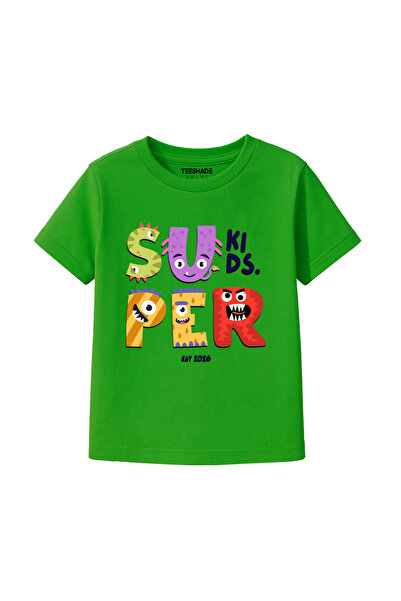 Yoo Street Cute Super Kids Dino T-Shirt for Unisex Kids – 100% Cotton Multipl...