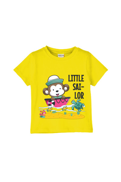 Yoo Street Cute Little Sailor T-Shirt for Unisex Kids – 100% Cotton Multiple ...