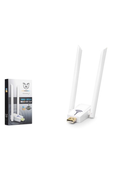 Genel Markalar W212 USB WiFi 6 Bluetooth 5.3 Adaptörü 1 Gbps 5 GHz Dual Band ...