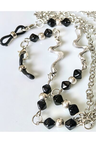 THİNBLACK Black Czech Beaded Glasses Chain – Thinblack ®