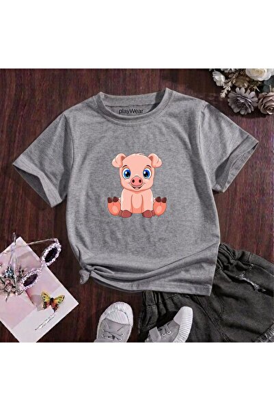 playwear Παιδικό unisex μπλουζάκι με στάμπα Little Dmuz, 100% βαμβακερό, με λ...