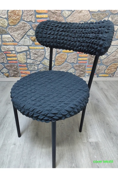 COVER TEKSTİL Teddy Sandalye kılıfı Mutfak Salon Cafe Restoran Sandalyesi kıl...