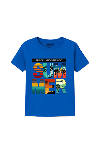 Yoo Street Summer T-Shirt for Unisex Kids – 100% Cotton Multiple Colors – Siz...