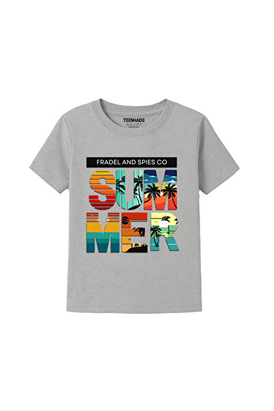 Yoo Street Summer T-Shirt for Unisex Kids – 100% Cotton Multiple Colors – Siz...