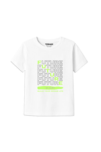 Yoo Street Future Is Today T-Shirt for Unisex Kids – 100% Cotton Multiple Col...