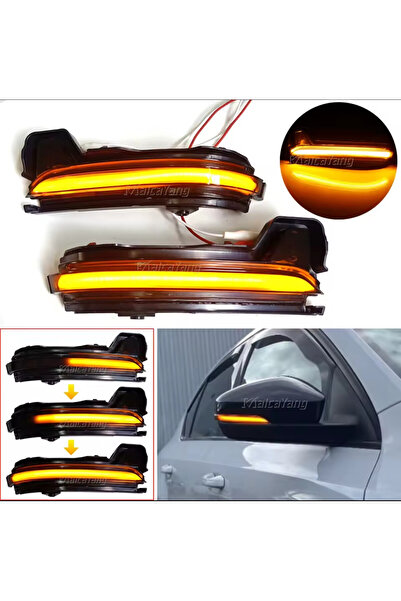 CerCip Δυναμικά φλας καθρέφτη SKODA Kodiaq 2016-2020, Karoq 2017-2021