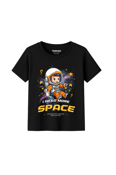 Yoo Street I Need More Space T-Shirt for Unisex Kids – 100% Cotton Multiple C...