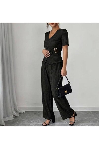 DRESSIFY WOMEN’S FASHION Γυναικείο Σετ με Λεπτομέρεια Πόρπης και Διπλό Στήθος