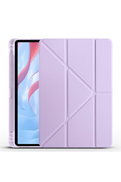 UnDePlus Huawei Honor Pad X8 Pro 11.5inç Kılıf Kalem Bölmeli Trifolding Case