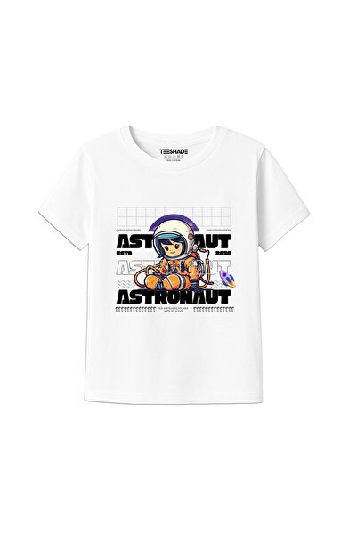 Yoo Street Rocket Man Astronaut T-Shirt for Unisex Kids – 100% Cotton Multipl...