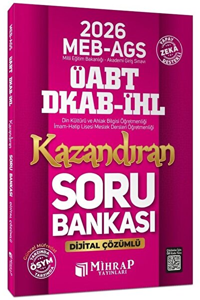 MİHRAP YAYINLARI Mihrap 2026 ÖABT MEB-AGS Din Kültürü ve Ahlak Bilgisi Öğretm...
