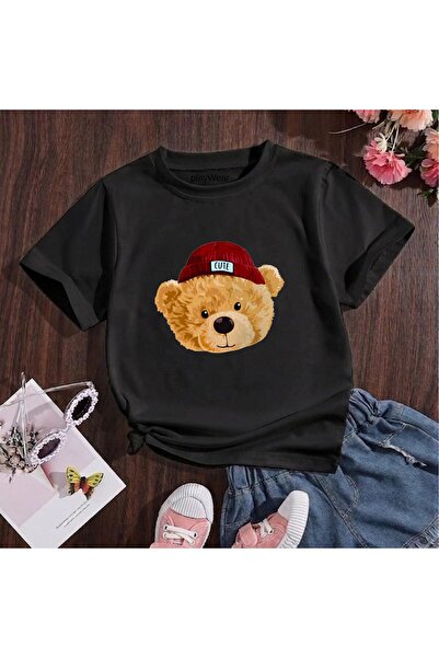 playwear Παιδικό unisex μπλουζάκι με στάμπα χαριτωμένο αρκουδάκι, 100% βαμβακ...