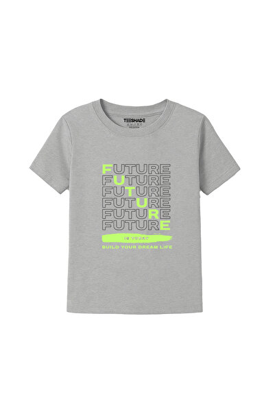 Yoo Street Future Is Today T-Shirt for Unisex Kids – 100% Cotton Multiple Col...
