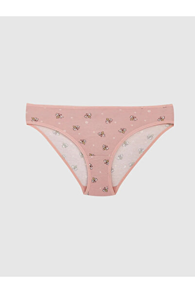 LC Waikiki Lcw Young Pink Printed Bikini Panties