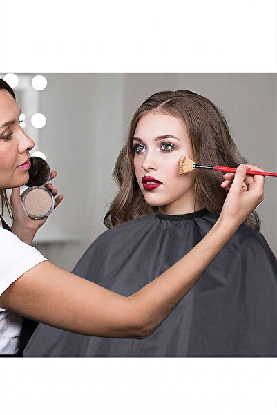KAŞIKBEY Make up Makyaj Saç Boyası Önlüğü Su Sıvı Geçirmez Saç Serumu Toniği Maskesi Önlüğü Kuaför Önlük