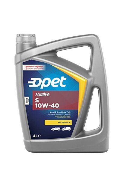 opet FullLife S 10W-40 Motor Yağı 4L Yarı Sentetik