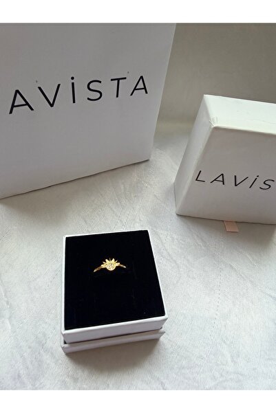 Lavista Silver Gökyüzü Güneş Gümüş Yüzük