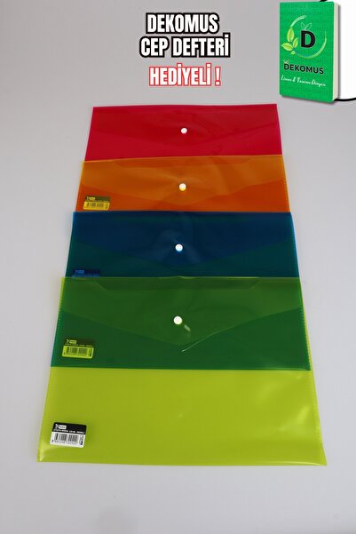 Mikro ΣΥΛΛΟΓΗ RAINBOW SORT 5 ΤΕΜΑΧΙΑ ΑΡΧΕΙΑ "DEKOMUS CEP DEFTER HEDİYELİ"