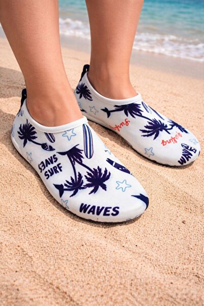 Esco Sesa White Unisex Sea Shoes- Pool Shoes- Non-Slip Sole