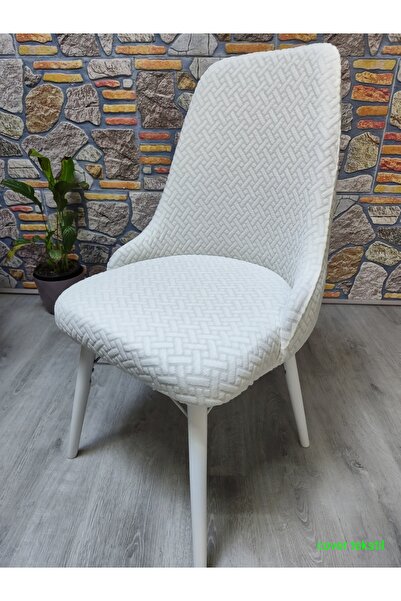 COVER TEKSTİL HALKA SANDALYESİ KOLLU MODEL tuğla desen kumaş