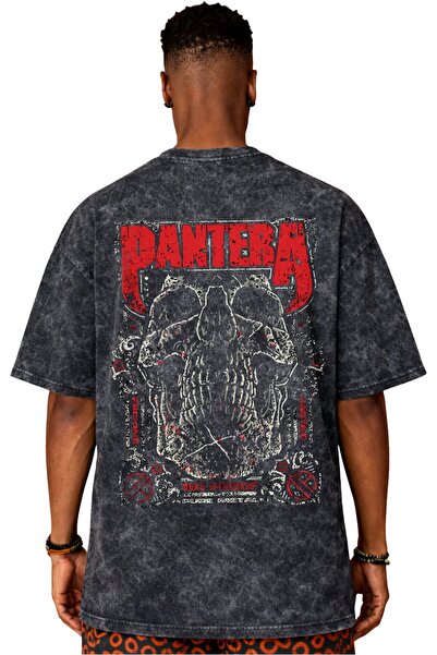 SEVBANO Dizajn Pantera rok metal muzičkog benda, unisex majica sa leđnim prin...
