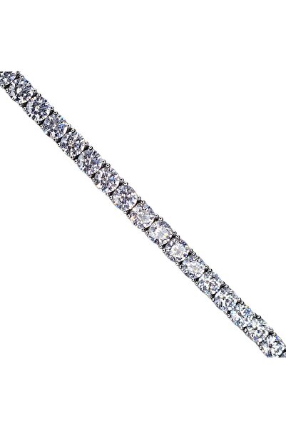 Sln Gümüş İthal 3,5 mm Gümüş Su Yolu Bileklik-18