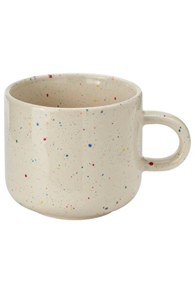 IKEA TOBISFISK Mug, patterned/beige, 33 cl