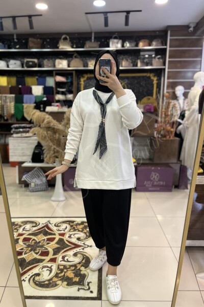 HUMEYRA تريند فولار سويت تونيك